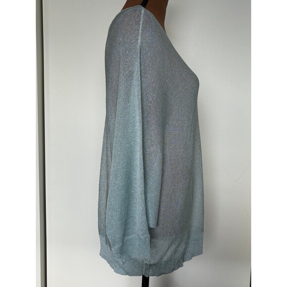 DKNY semi sheer top - size Large - Picture 2 of 7